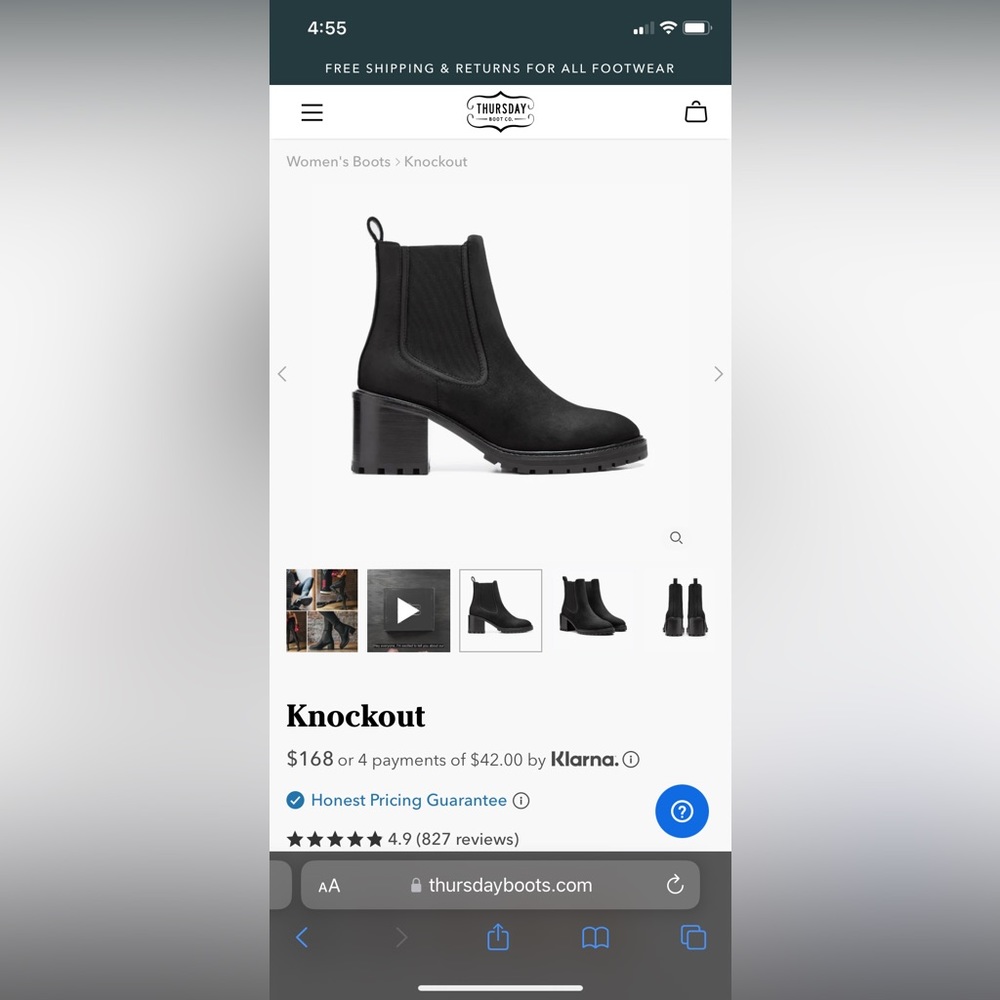 Thursday Boots Knockout 11